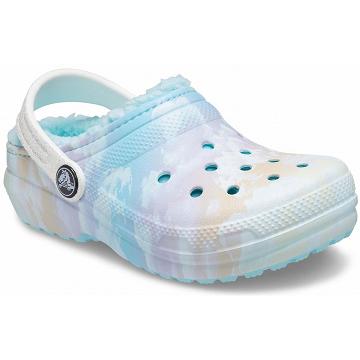 Crocs Classic Lined Out of This World Boys' Clogs White / Multicolor | Australia 1328WNBY